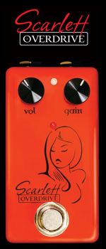 SCARLETT Overdrive Seven Sisters Effects Pedal