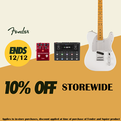 Fender 10% until 12