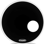 Evans BD22RB 22" EQ3 Resonant Bass Drum Head Black