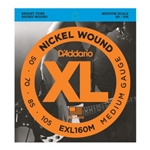 D'Addario EXL160M XL Medium Scale Electric Bass Guitar String Set 50-105