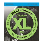 D'Addario EXL165SL XL 45-105 Super Long Scale Custom Light Gauge Electric Bass Guitar String Set
