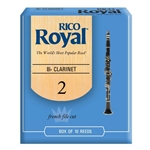 Rico Royal RCB1020 Bb Clarinet #2 Reeds Box of 10