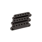 Fender Stratocaster Pickup Covers, Black