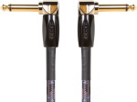 Boss BIC-1AA 1 foot Instrument Cable; Angled to Angled Plug