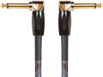 Boss BIC-1AA 1 foot Instrument Cable; Angled to Angled Plug