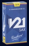 Vandoren V21 Alto Saxophone Reeds; 10 Box