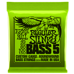 Ernie Ball Regular Slinky 5-String Nickel Wound Electric Bass Strings - 45-130 Gauge