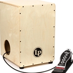 Latin Percussion 2-Sided Cajon with Internal DW Cajon Pedal