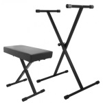 On-Stage KPK6500 Keyboard Stand and Bench Package