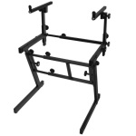 On-Stage KS7365EJ Pro Heavy-Duty 2-Tier Folding-Z Keyboard Stand