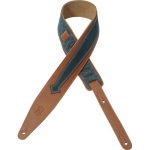 Levy's Leather Garment Leather Two Tone Arrow Guitar Strap; MGS317BKE