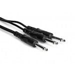 Hosa CYP105 1/4" to 2-1/4" Y Patch Cable