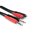 Hosa CPR202 Dual RCA to Dual 1/4" Patch Cable