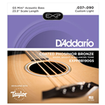 D'Addario EXPPBB190GS EXP Taylor GS Mini Scale (23.5) Coated Phosphor Bronze String Set