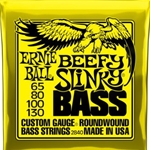 Ernie Ball Beefy Slinky Nickel Wound Electric Bass Strings - 65-130 Gauge