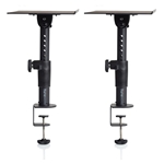 Gator Frameworks Clamp-On Studio Monitor Stand; GFWSPKSTMNDSKCMP