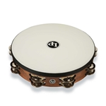 Latin Percussion 10 Inch Worship Tambourine with Perfect-Pitch Synthetic Head