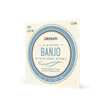 D'Addario EJS60 5-String Banjo Strings, Stainless Steel, Light, 9-20