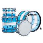 Ludwig Vistalite 50th Anniversary Fab 4pc Shell Kit; LC94233LXEWC