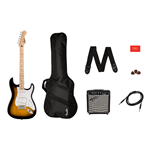 Squier Sonic Stratocaster Guitar and Amplifer Package