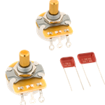 Fender Telecaster Solid Shaft Potentiometer and Capacitor Kit