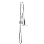 Jupiter JTB700VS Bb Valve Trombone; Silver Plated