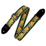 Levy's Leather Cotton Floral Series Instrument Strap