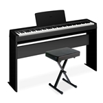 Yamaha P-145LXB Portable Digital Piano Bundle