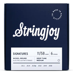 Stringjoy Signature Drop Tune Nickel Wound Electric Guitar String Set