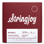 Stringjoy Naturals Balanced Tension Phosphor Bronze Acoustic Guitar String