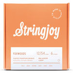 Stringjoy Foxwoods Coated Balanced Tension Phosphor Bronze Acoustic Guitar String Set