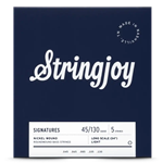 Stringjoy Signatures Bass Nickel Wound Electric Bass Guitar 5-String Long Scale Set