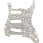 Fender Stratocaster SSS Pickguard; Hybrid Glass & Glitter