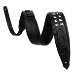 Levy's Leather Rebel Leathers Series Studed Instrument Strap