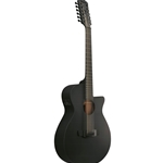 Ibanez AEG Series Black-Out 12-String Acoustic/Electric Guitar