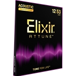 Elixir Attune Light Acoustic Phosphor Bronze Guitar String Set