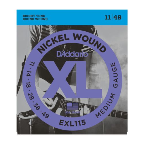 Hugo Helmer Music, Inc. - D'Addario EXL115-3D 3-Pack Nickel Wound
