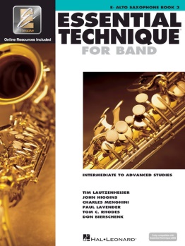 Essential Technique for Alto Saxophone Book 3; 00862623
