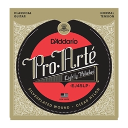 D'Addario Pro-Arte Lightly Polished Composite Normal Tension Classical Guitar Strings; EJ45LP