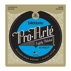 D'Addario Pro-Arte Lightly Polished Composite Hard Tension Classical Guitar Strings; EJ46LP
