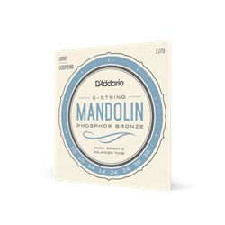 D'Addario EJ73 Mandolin Strings, Phosphor Bronze, Light, 10-38