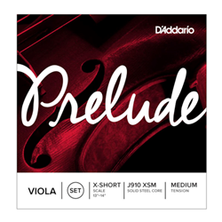 D'Addario J910XSM Prelude Viola String Set, Extra Short Scale, Medium Tension