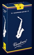 Vandoren Traditional Alto Saxophone Reeds; 10 Box