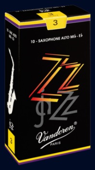 Vandoren ZZ Alto Saxophone Reeds; 10 Box