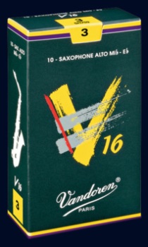 Vandoren V16 Alto Saxophone Reeds; 10 Box