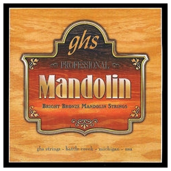 GHS PF250 Mandolin Bright Bronze String Set Medium Light