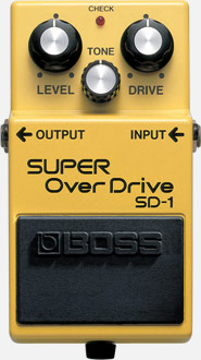Boss SD-1 Super OverDrive Guitar Effects Processor
