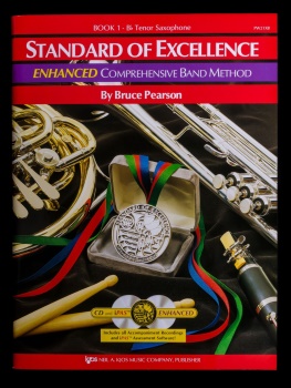 Tenor Saxophone Standard of Excellence Enhanced Book 1