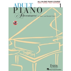 Faber Adult Piano Adventures All-In-One Lesson Book 1; FF1302