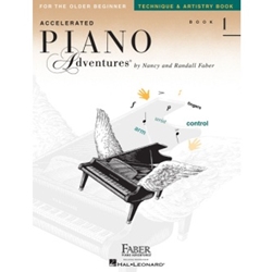 Faber Accelerated Piano Adventures For The Older Beginner Technique & Artistry Book 1